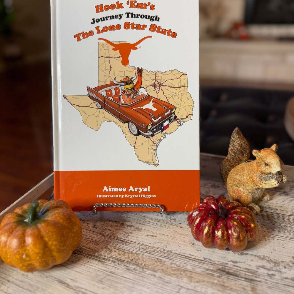 Hook Em's Journey Through the Lone Star State Hardcover Book